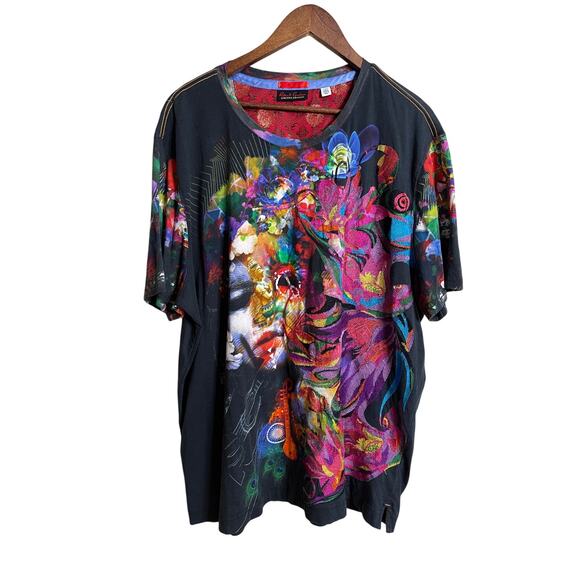 Robert Graham Limited Edition Clark of the Ages T-Shirt in Multi Mens 3XL - Picture 1 of 12